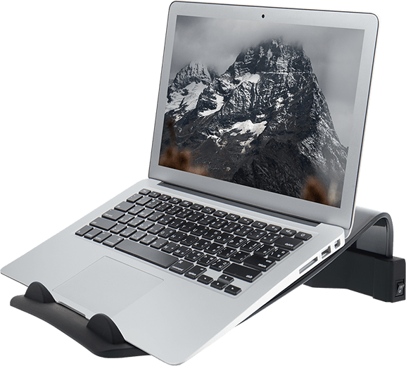 Klipxtreme - Laptop Stand 4 USB with Cooling Fan Black (KNS - 110B) - Limolin 