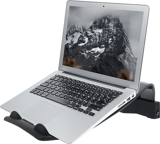 Klipxtreme - Laptop Stand 4 USB with Cooling Fan Black (KNS - 110B) - Limolin 