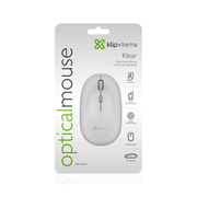 Klipxtreme - Mouse Wired 4 Button with Scroll Ambidextrous 1600dpi Ergonomic PC/Mac - White (KMO - 201WH) - Limolin 