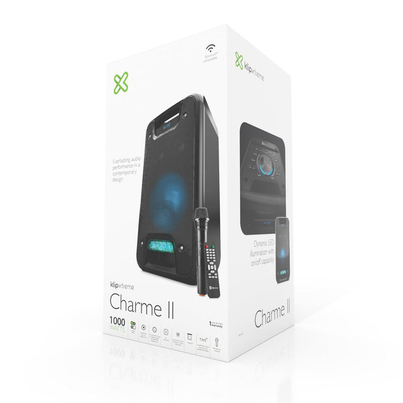 Klipxtreme - Speaker - Charme II 1000W Bluetooth Party Speaker (KLS - 651) - Limolin 