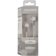 Koss - Earbud KEB6in Ear with Enhanced Driver & Mic White 35mm - Limolin 