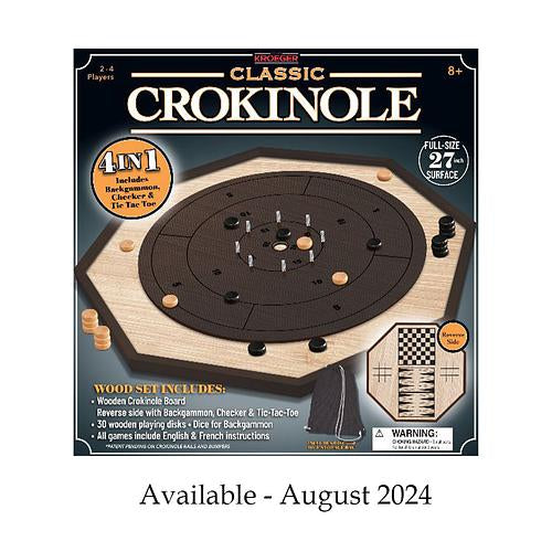 Kroeger - 27" Classic Crokinole 4 In 1 - Limolin 