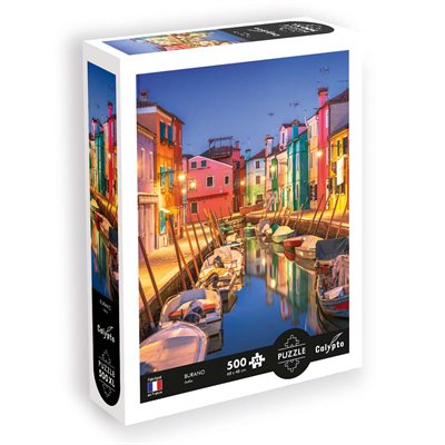 LAMARCHE - Puzzles 500 pieces XL 685X480mm Burano Italy - Limolin 