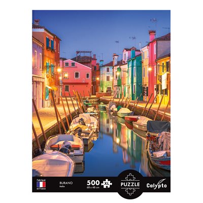 LAMARCHE - Puzzles 500 pieces XL 685X480mm Burano Italy - Limolin 