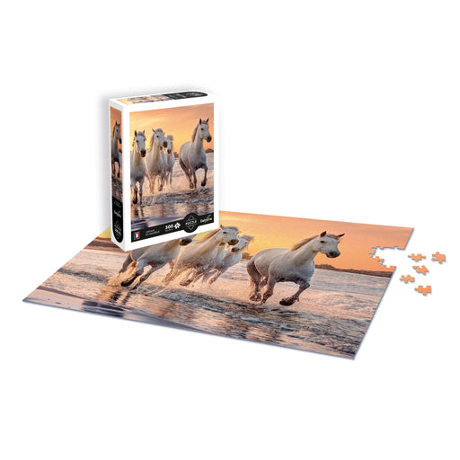 LAMARCHE - Puzzles 500 pieces XL 685X480mm Galloping horses - Limolin 