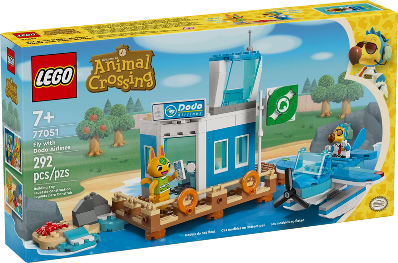 LEGO - Animal Crossing - Fly With Dodo Airlines - 292 Pcs - 77051 - Limolin 