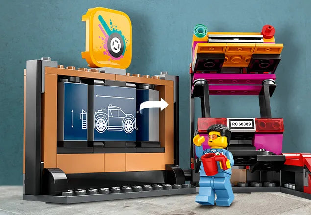 LEGO - City - Custom Car Garage - 507 Pcs - 60389 - Limolin 