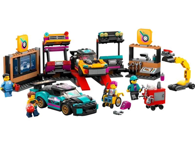LEGO - City - Custom Car Garage - 507 Pcs - 60389 - Limolin 