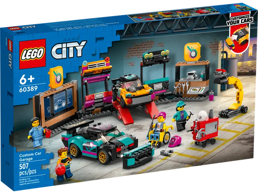 LEGO - City - Custom Car Garage - 507 Pcs - 60389 - Limolin 