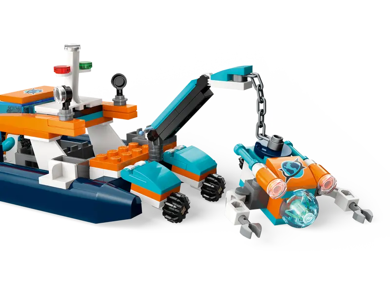 LEGO - City - Explorer Diving Boat - 182 Pcs - 60377 - Limolin 