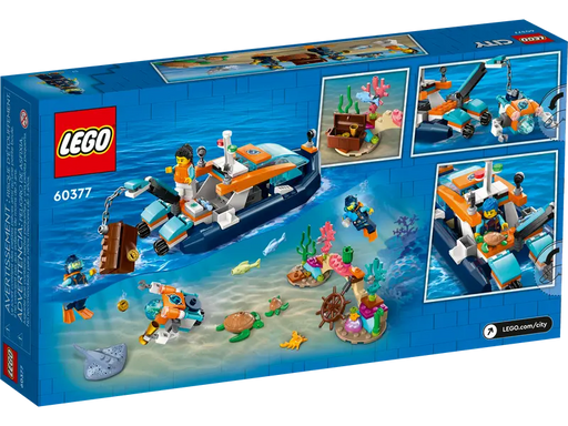 LEGO - City - Explorer Diving Boat - 182 Pcs - 60377 - Limolin 