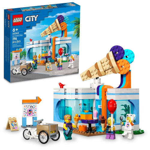 LEGO - City - Ice-Cream Shop - 296 Pcs - 60363 - Limolin 