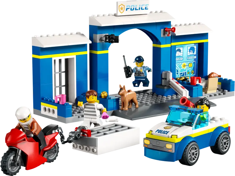 LEGO - City - Police Station Chase - 172 Pcs - 60370 - Limolin 