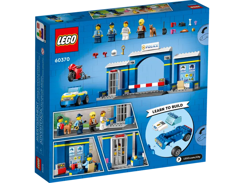 LEGO - City - Police Station Chase - 172 Pcs - 60370 - Limolin 