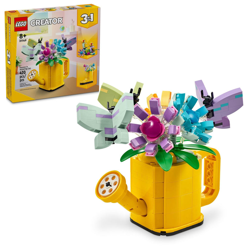 LEGO - Creator - Flowers In Watering Can - 420 Pcs - 31149 - Limolin 