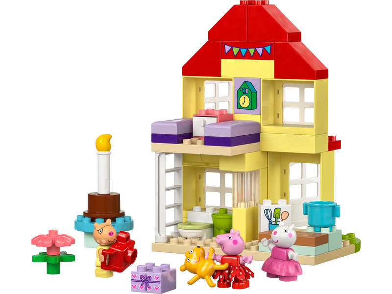 LEGO - Duplo - Peppa Pig Birthday House - 59 Pcs - 10433 - Limolin 