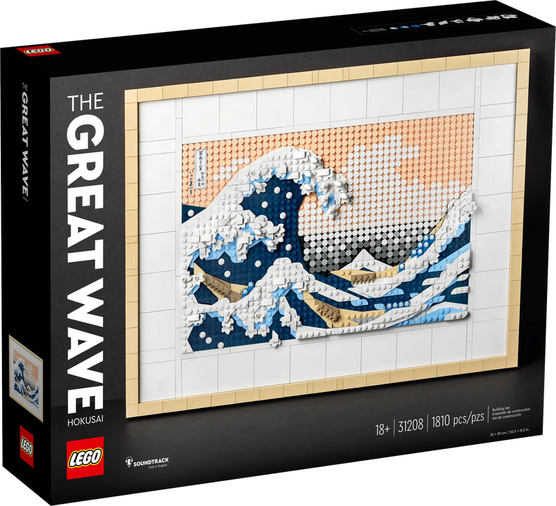 LEGO - Hokusai - The Great Wave - 1810 Pcs - 31208 - Limolin 