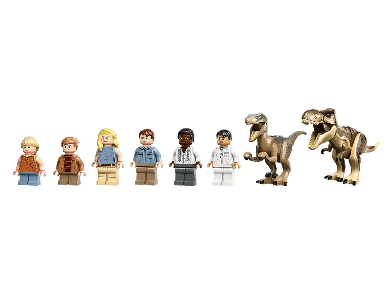 LEGO - Jurassic World - Visitor Center - T-Rex & Raptor Attack - 693 Pcs - 76961 - Limolin 
