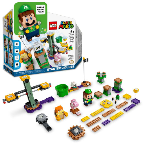 LEGO - Super Mario - Adventures With Luigi Starter Course - 280 Pcs - 71387 - Limolin 