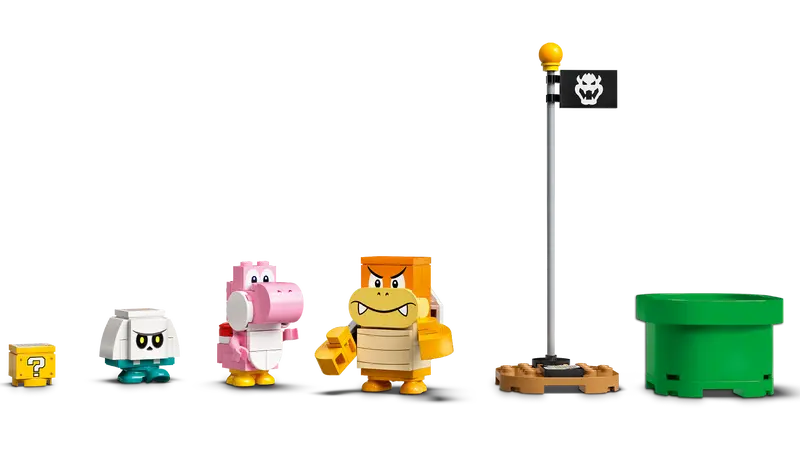 LEGO - Super Mario - Adventures With Luigi Starter Course - 280 Pcs - 71387 - Limolin 