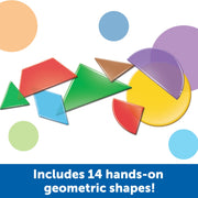 Learning Resources - TRANSLUCENT GEOMETRIC SHAPES