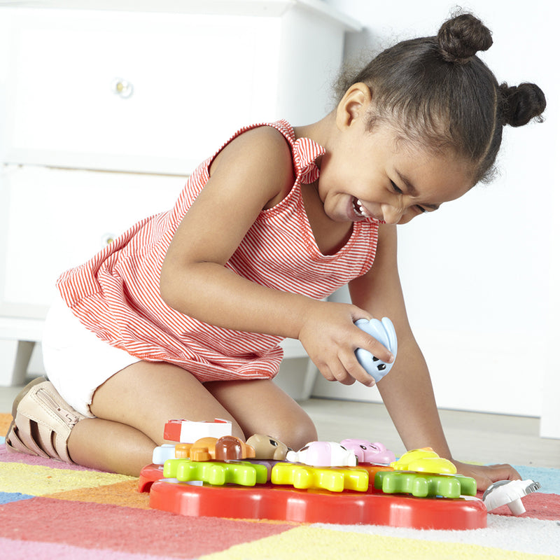 Learning Resources - BARNYARD FRIENDS BUILD & SPIN - lifestyle