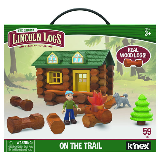 LINCOLN LOGS - 60Pc On The Trail - Limolin 