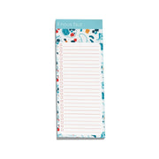 NOTE PAD - VEGETABLES AND FRUITS (4''X10'')