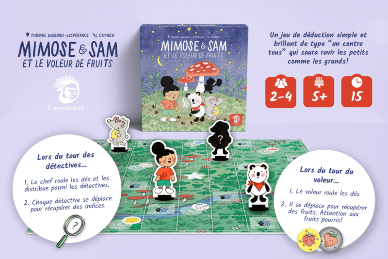 LOCOMUSE - Mimose & Sam Et Le Voleur De Fruits (FR) - Limolin 