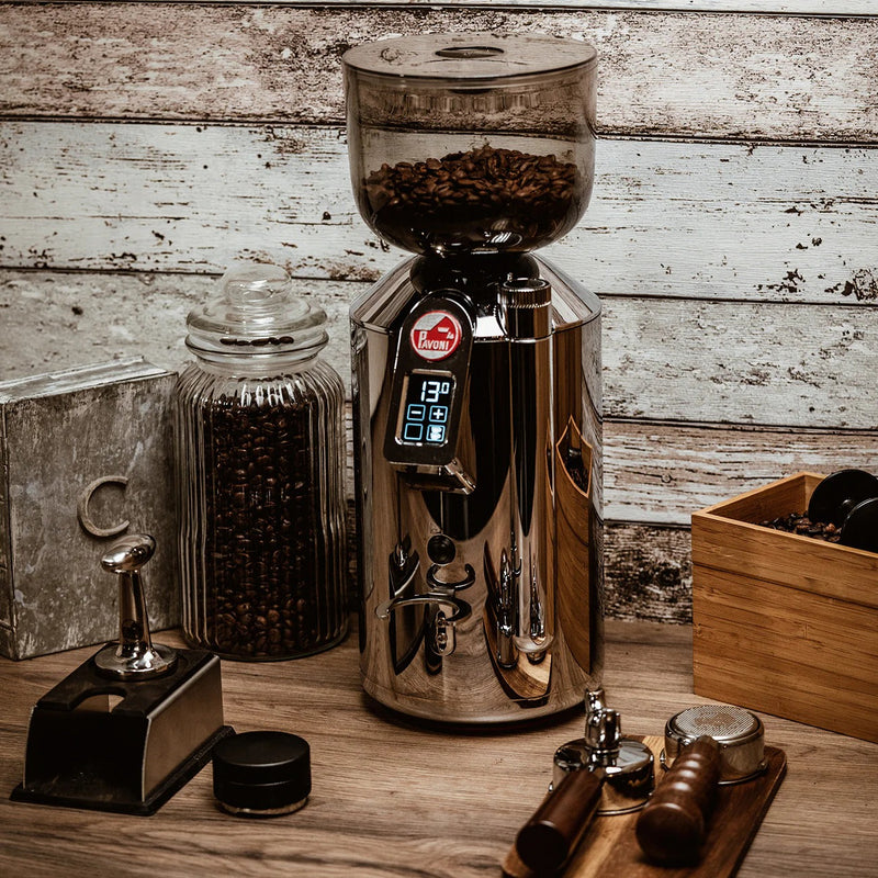 La Pavoni - Cilindro Coffee Grinder - Stainless Steel | LPGGRI01US