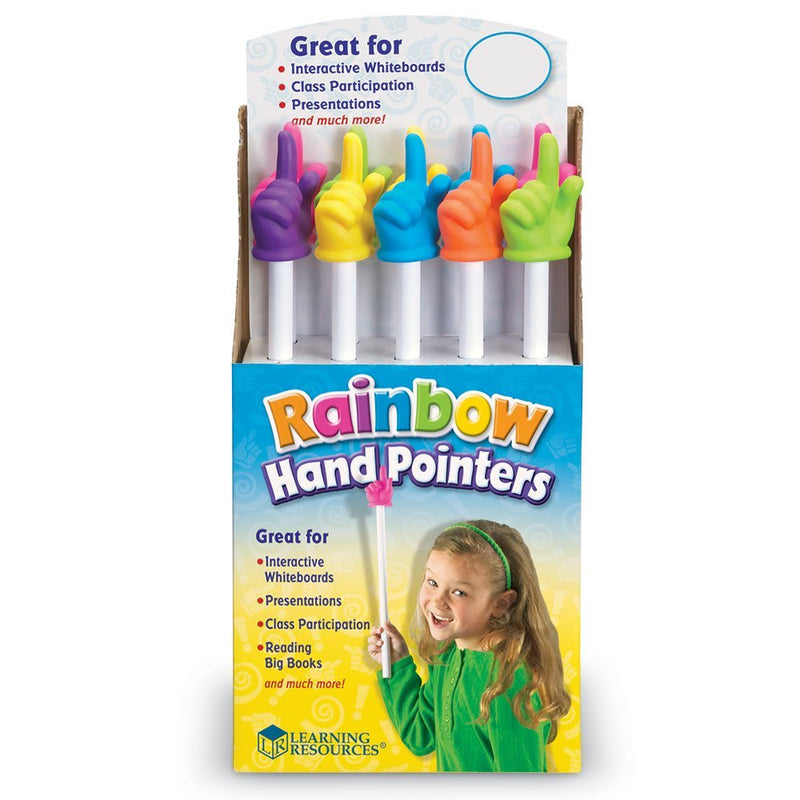 Learning Resources - Rainbow Hand Pointers (10 Pc)
