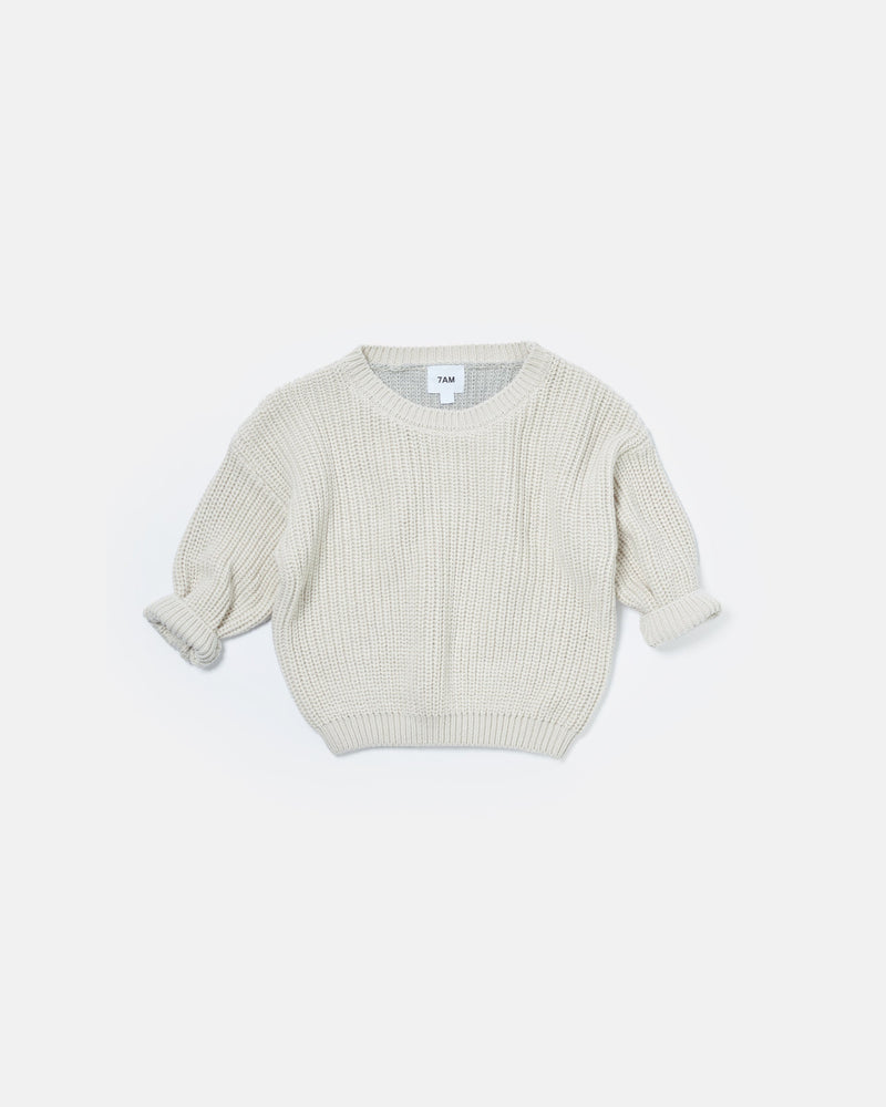 7AM - Boxy Sweater - Chunky
