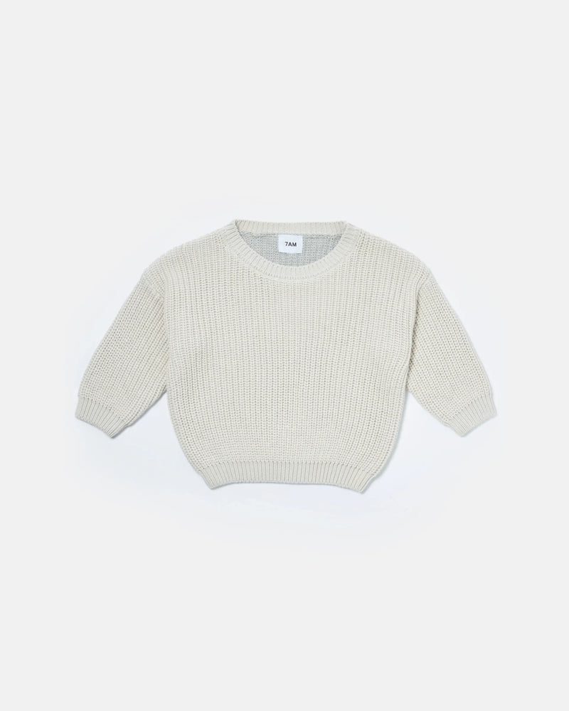 7AM - Boxy Sweater - Chunky