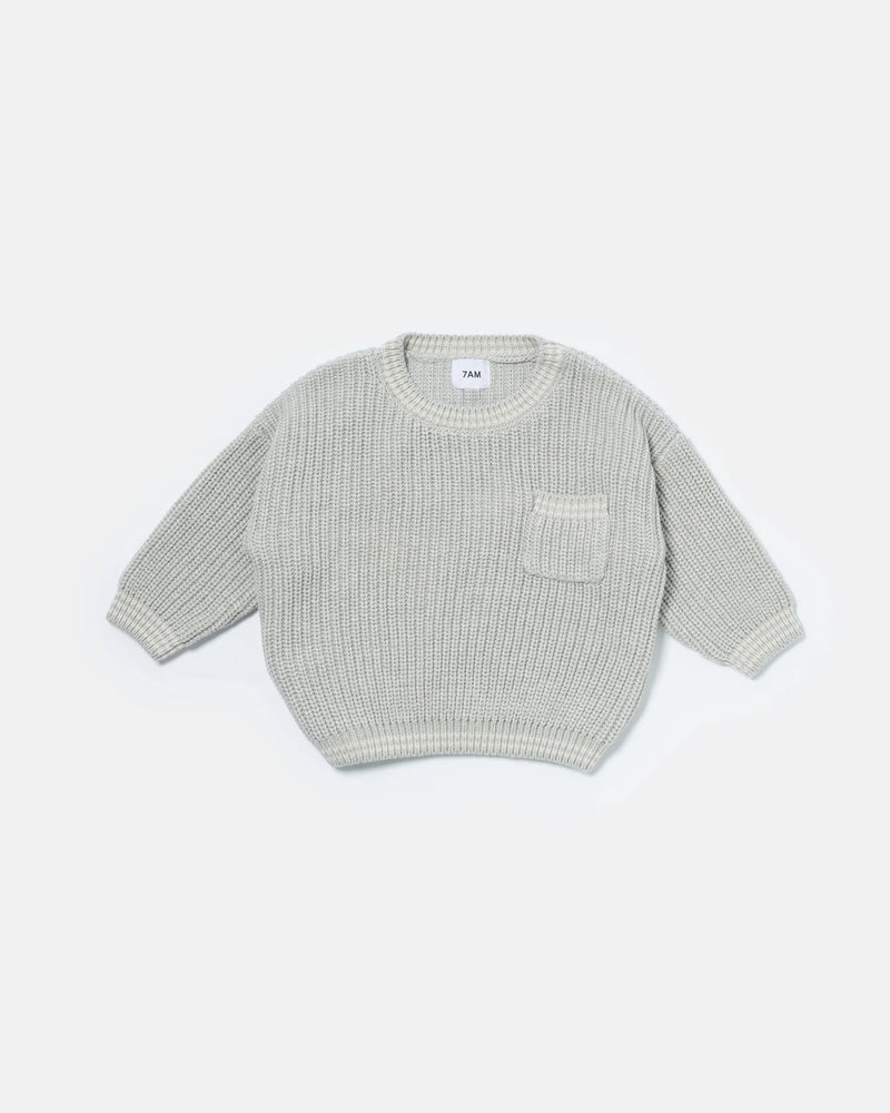 7AM - Boxy Sweater - Chunky Tennis