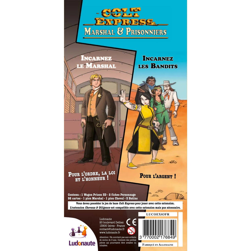 COLT EXPRESS: MARSHAL ET PRISONNIERS