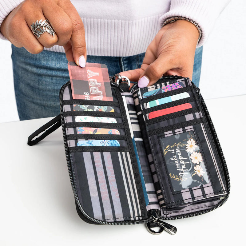 LUG - Whirly Love RFID Wristlet Wallet - Limolin 