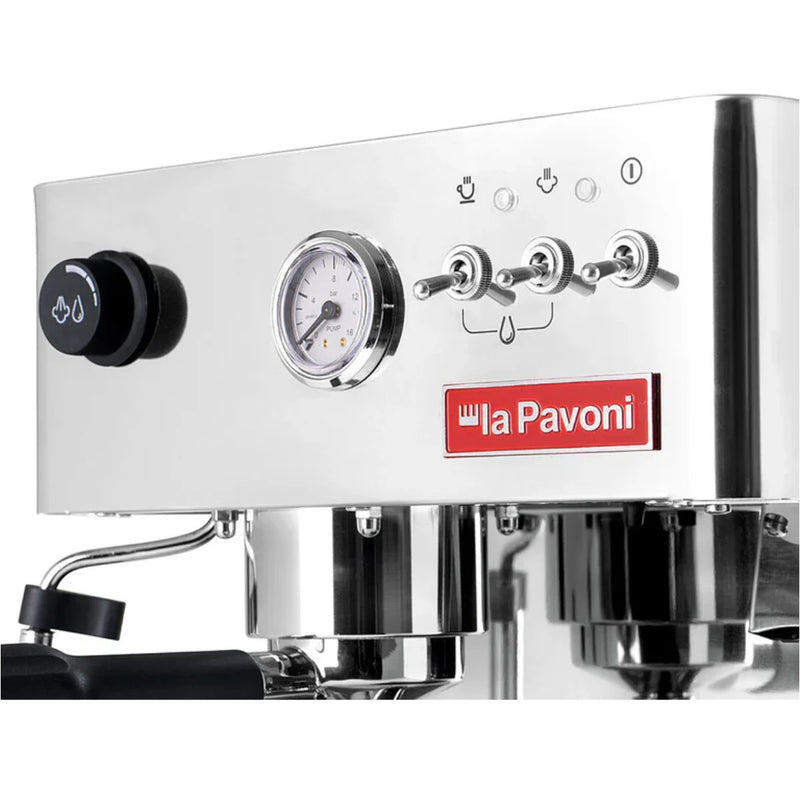 La Pavoni - Domus Bar - Semi Automatic Espresso Machine with Grinder | LPCDMB02US