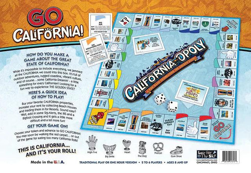 Late for the Sky - Usa - California-Opoly (State) - Limolin 