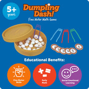 Learning Resources - 2025 Dumpling Dash Fine Motor Math Game - Limolin 