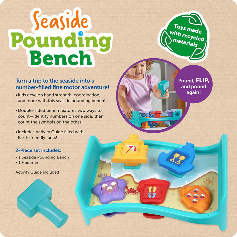 Learning Resources - 2025 Seaside Pounding Bench - Limolin 