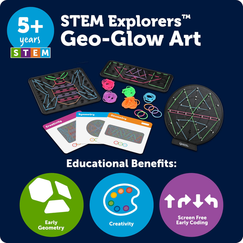 Learning Resources - 2025 Stem Explorers Geo-Glow Art - Limolin 