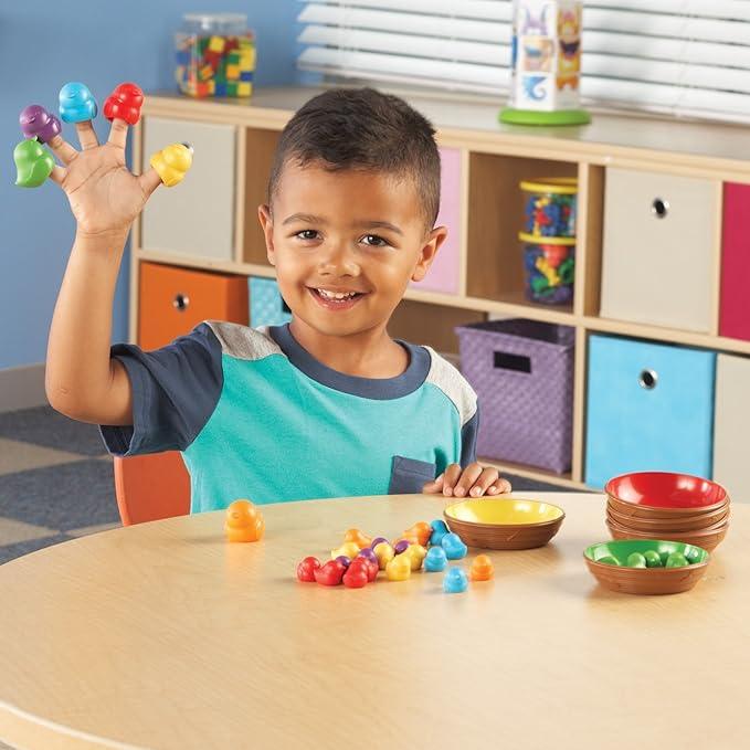 Learning Resources - Birds In A Nest Sorting Set - Limolin 