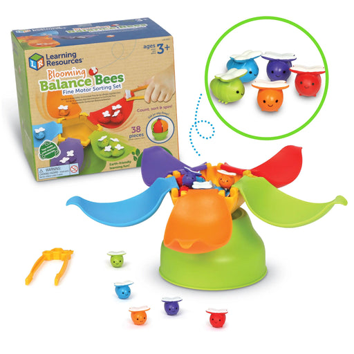 Learning Resources - Blooming Balance Bees Fine Motor Sorting Set - Limolin 