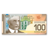 Learning Resources - Canadian Money $100 (50Pcs) - Limolin 