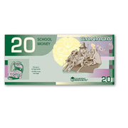 Learning Resources - Canadian Money $20 (100Pcs) - Limolin 