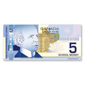 Learning Resources - Canadian Money $5 (100Pcs) - Limolin 