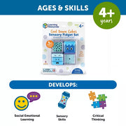 Learning Resources - Cool Down Cubes Sensory Fidget Set - Limolin 