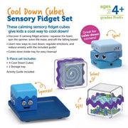 Learning Resources - Cool Down Cubes Sensory Fidget Set - Limolin 
