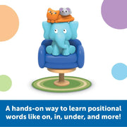 Learning Resources - Elephant In The Room Positional Words Activity Set - Limolin 