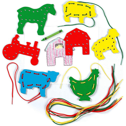 Learning Resources - Farm - Lacing And Tracing - Limolin 